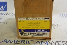 Square D 9001 KYC-2 Series A 2 Unit Enclosure Stainless Steel