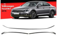 Stoßstangenleisten für VW Passat B8,5 2019-23 3 tlg Vorne Edelstahl Zierleisten