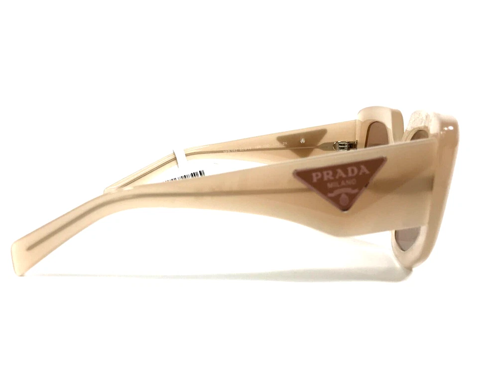 Очки солнцезащитные Prada SPR14Z 19R-10D натуральный опал коричневые оправы бабочки розовые линзы - Изображение 4 из 4
