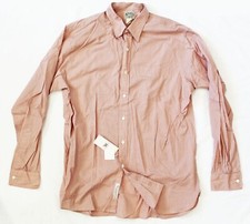 Double Ralph Lauren RRL Mens Pink Button Down Vintage Casual Dress Shirt 16 16.5