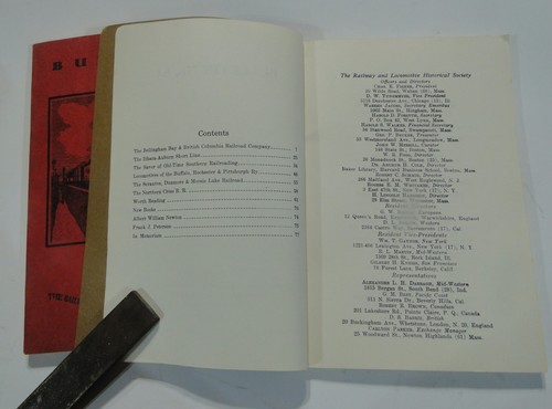 THE RAILWAY AND LOCOMOTIVE HISTORICAL SOCIETY - BULLETIN NO. 83 & 84 ~ 1951 - Picture 2 of 5