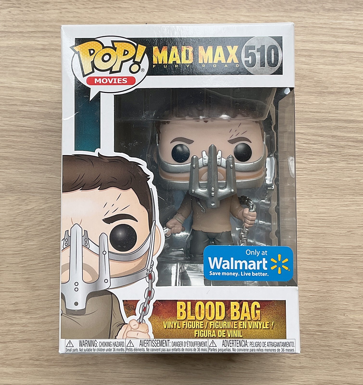 Bolsa De Sangre Funko Pop Mad Max Fury Road #510 + Protector Gratuito