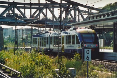 Foto BRB Alstom Coradia Lint 41 Bf Berlin Gesundbrunnen 2009 ca.10x15cm V1758d