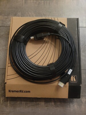 Kramer CP-AOCH-60-131 Active Optical 4K Pluggable HDMI Cable Plenum Rated, 131 F