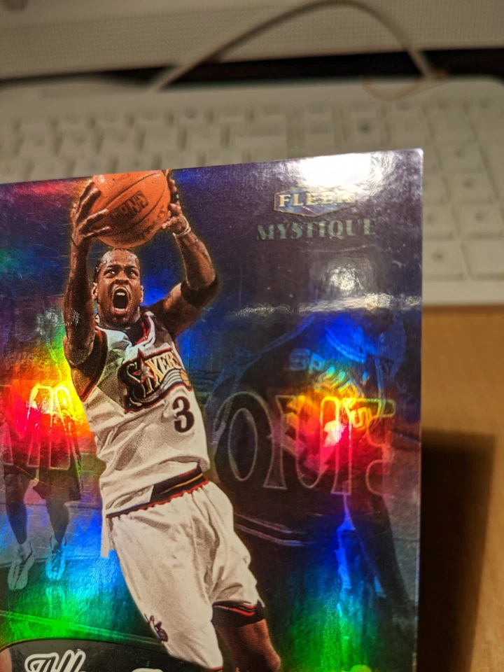 Allen Iverson fleer mystique 76ers 2000 NBA card  - image 3 of 4