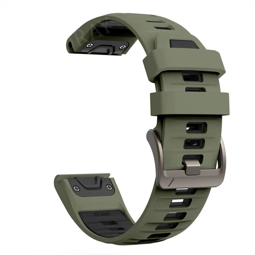 Quick Fit Strap For Garmin Fenix 8 E 7 7X 6 6S 6X 5X 5Plus 3 Silicone Watch Band - Picture 69 of 71