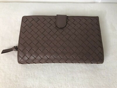 ⭐︎ AUTHENTIC BOTTEGA VENETA INTRECCIATO WALLET WOMENS | eBay