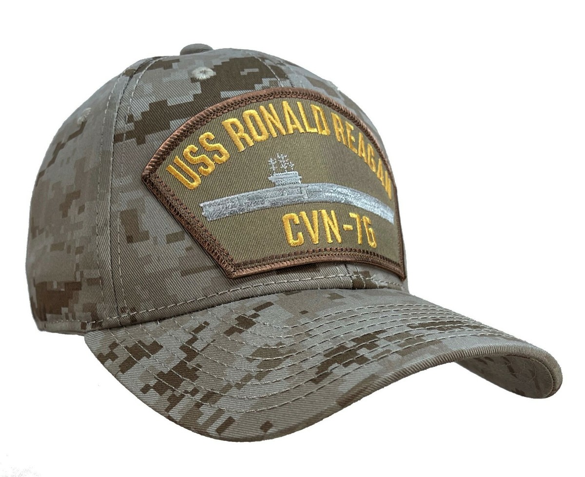 USS Ronald Reagan CVN-76 Classic Ship Hat Khaki Classic Ball