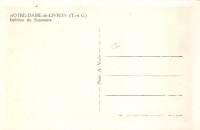 Carte Postale Ancienne – Sanctuaire Notre-Dame-de-Livron, 197, Vintage