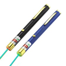 1mw 488nm Fixed Focus Cyan Pointers Pen Visible Beam Lights Flashlight