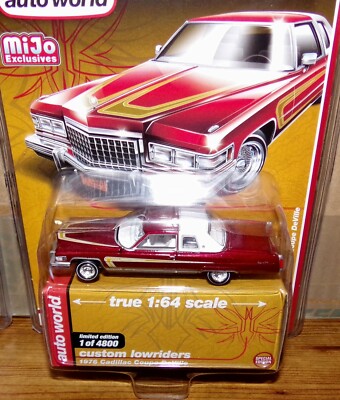 AUTO WORLD 1976 76 CADILLAC COUPE DeVILLE CUSTOM LOWRIDER CAR