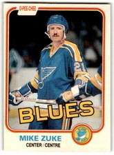 1981-82 O-Pee-Chee Mike Zuke #299 St. Louis Blues