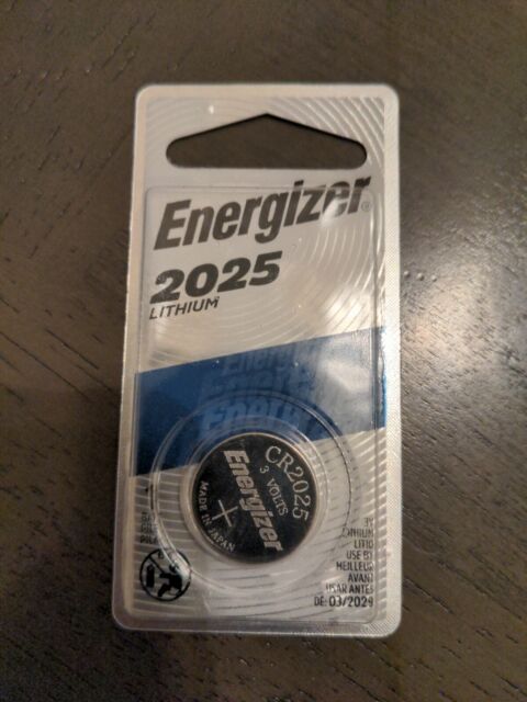 1 x Energizer ECR2025BP Coin 170 mAh Single Use Batteries