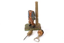 Italian Carved Bottle Opener and Corkscrew