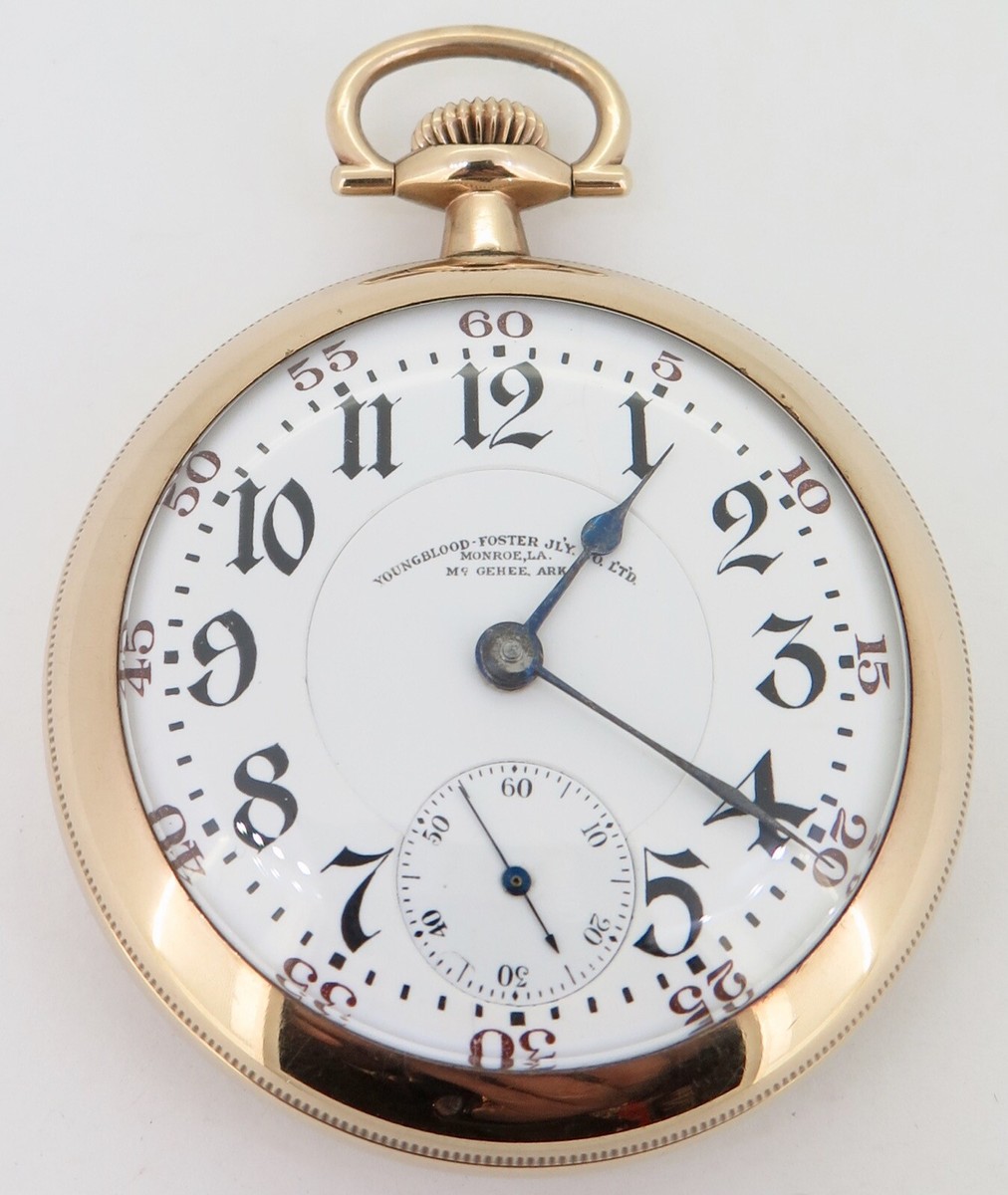 Rare 1912 Illinois Bunn Special 26 Jewel Gold Filled OF Railroad