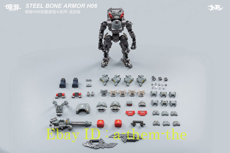 In-Stock @ a-team-the)JOYTOY STEEL BONE ARMOR H06 Mecha 1/25 Light