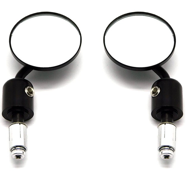 Motorcycle 7/8" Round Handle Bar End Mirrors For Ducati Streetfighter