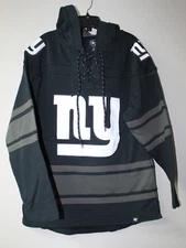 New NFL New York Giants old time jersey style mid weight cotton hoodie men's XXL
