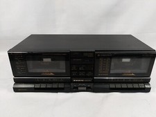 Sanyo RD W V6 Stereo Cassette Deck Selling As Parts or Repair Read Description