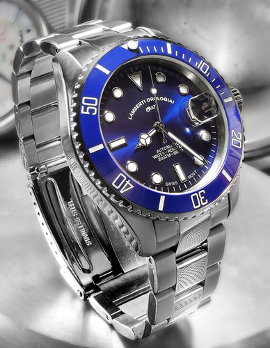 LAMBERTI-OROLOGIAI 22620B ACQUAFORTE 200 Mov. Auto. SWISS MADE / Zaffiro |  eBay