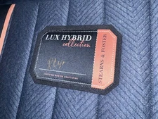 STEARNS & FOSTER LUX ESTATE HYBRID FIRM KING MATTRESS NEW CLEARANCE FAST SHIP