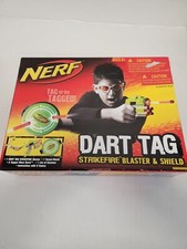 Hasbro NERF Draft Tag Set Crossfire Blaster Target Shield HTF 2 pack