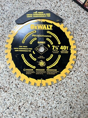 DEWALT Carbide Circular Saw Blade 7 1/4 Inch 40T Cross Cutting CHN DWA171440