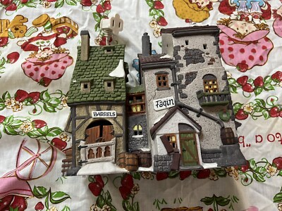 Vintage 1990 Department 56 Fagin s Hide Away Light Up House. TESTED.