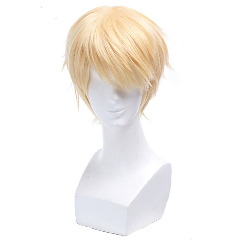 Seraph of the End Owari no Serafu Mikaela Hyakuya Yuichiro Hyakuya Short  Black Blonde Cosplay Wig