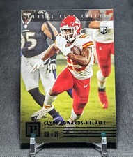 Clyde Edwards-Helaire Teal Panini Rookie Card RC 2020 Chronicles PA-8 KC Chiefs. rookie card picture