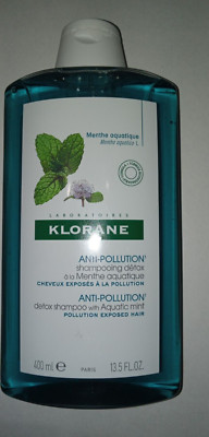Klorane Anti-Pollution Detox Shampoo with Aquatic Mint  400 ml 13.5 oz