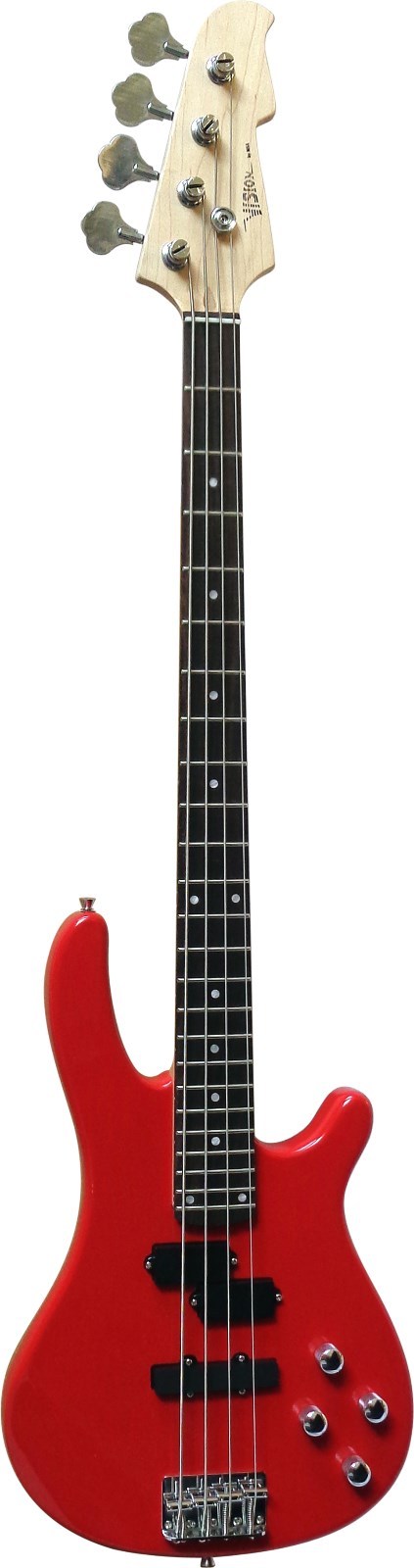 ELEKTROBASS - E-BASS - ROT - DESIGNKNALLER - JB8R - LONGSCALE REDDESIGN ...