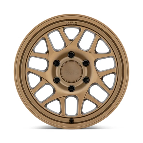 17X8.5 KMC KM717 MATTE BRONZE WHEELS RIMS FITS FORD F-150 F150 VAPOR 6X135 - Imagem 2 de 4