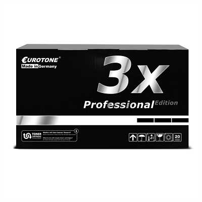 3x PRO Eurotone Toner SCHWARZ f�r Dell Del-1100 Del-1110 je ca. 3.000 Seiten