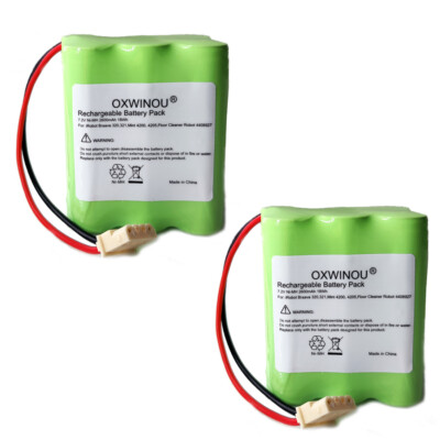 NEW 2x Vacuum Cleaner BATTERY iRobot Braava 320 321 Mint 4200 4205 robotic 2.6Ah