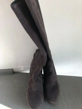 Fratelli Rossetti originale stivale tg 37 camoscio marrone donna/ woman boots