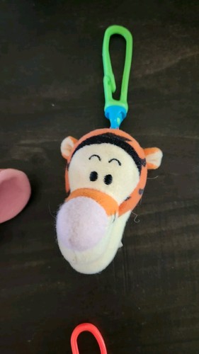 Complete Set - DISNEY 1999 McDonalds Winnie The Pooh Plush Clip-On Keychain Toy - Picture 18 of 18