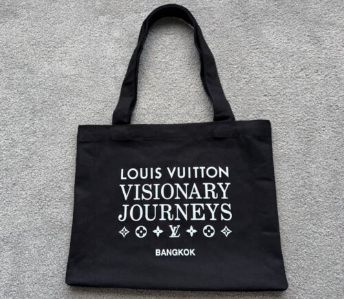 Louis Vuitton Bangkok Visionary Journeys Exhibition Tote Bag Black