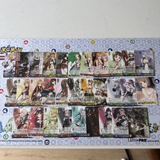    Weiss Schwarz Mixed Lot   Anime Waifu Cards  Multiple Sets   