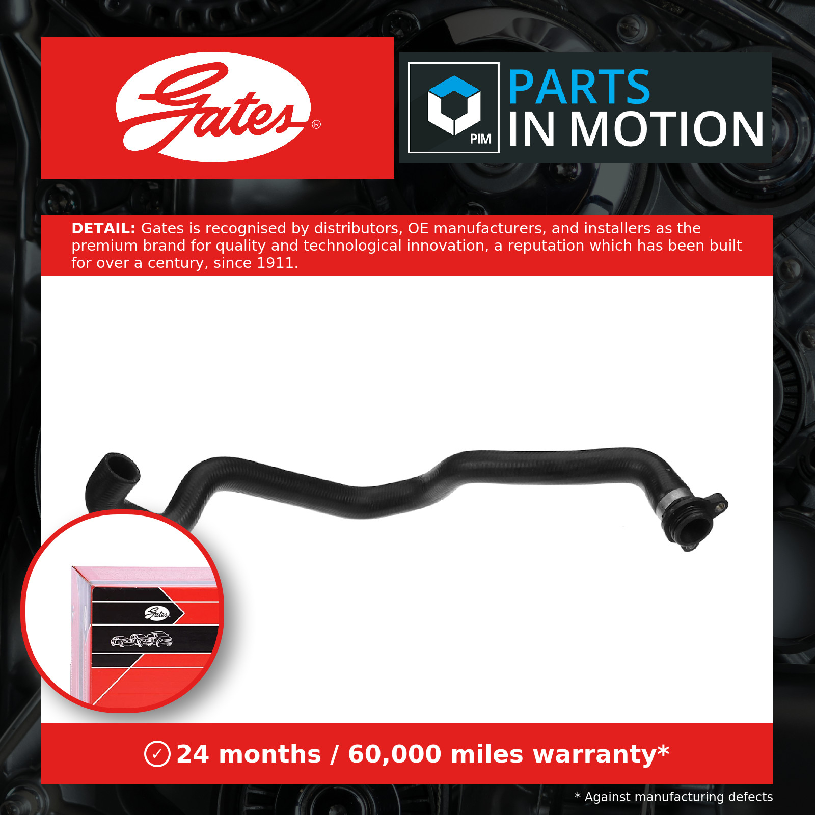GATES CURVED RADIATOR HOSE - 02-1647 - Image 14