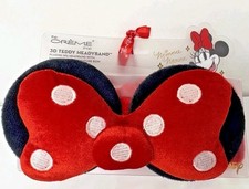 The Creme Shop Disney Minnie Mouse Spa Plush 3D Teddy Headband/Ears Ltd Edition 