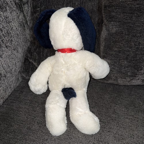 vtg Trudy Toys Snoopy White Dog Plush Stuffed Soft Toy Jingle Bell Ear Korea 15" - Picture 4 of 7