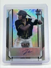 JAMES WOOD 2021 LEAF METAL DRAFT XRC ROOKIE SILVER PRISM RC AUTO Q4709