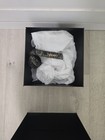 Chanel Designer Empty White With Black Gift Box With Tissue Paper 8.5" Square — photo 2