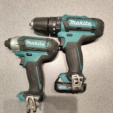 Makita Twin Set 10.8v Li-Ion Cordless  Combi Drill HP331D Impact Driver TD110D