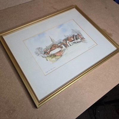 ''Bridge End, Saffron Walden'' von Anne McCormack - Limited Print 139/250