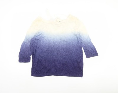 Neuwertiger Samt Damen Pullover Pulli Mehrfarbig, Größe 10