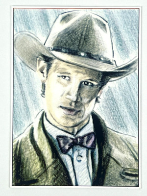 Wu Wei Limited Edition Art Card Matt Smith Doctor Who 1/20 Giclee Reproduction