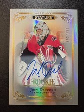 2019-20 Upper Deck Stature Joey Daccord Rookie Autographs 169/199 (#146)