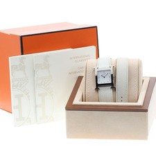 HERMES H watch HH1.510 Double Tour white Dial Quartz Boy's Watch_907278 2